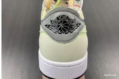 Hyperoad Air 1 Nike Low Jordan White-Green 0613